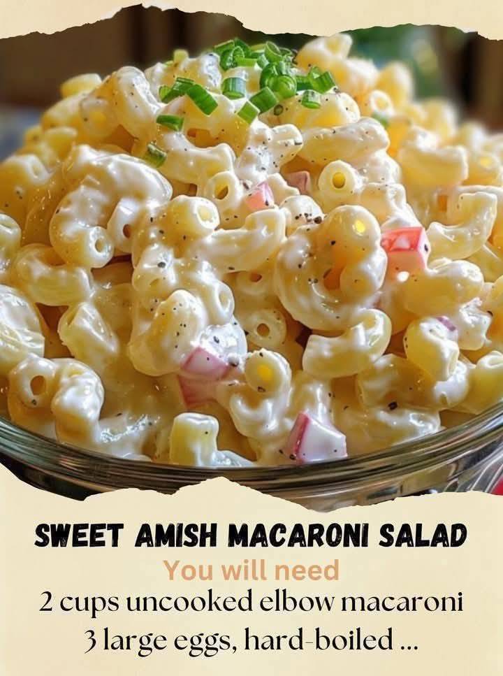 Sweet Amish Macaroni Salad – all recipes fun