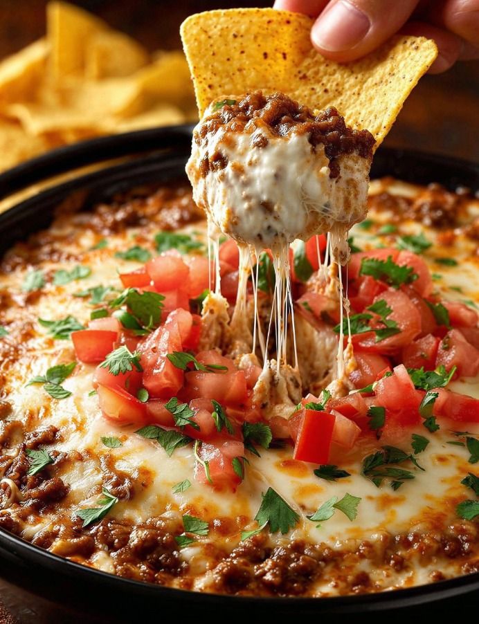 This is the dip I bring when everyone’s bringing something. It’s warm ...