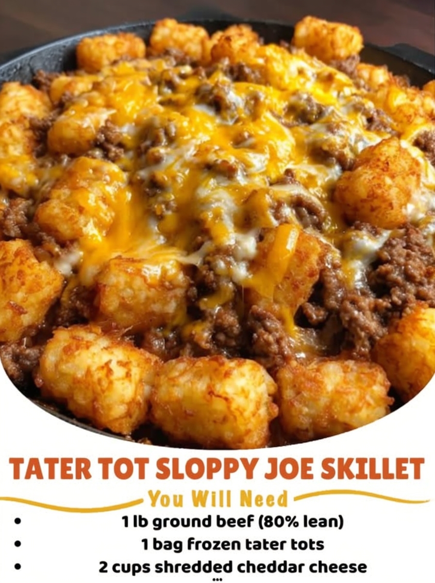 Skoppa Fun Tater Tot Sloppy Joe Skillet – all recipes fun