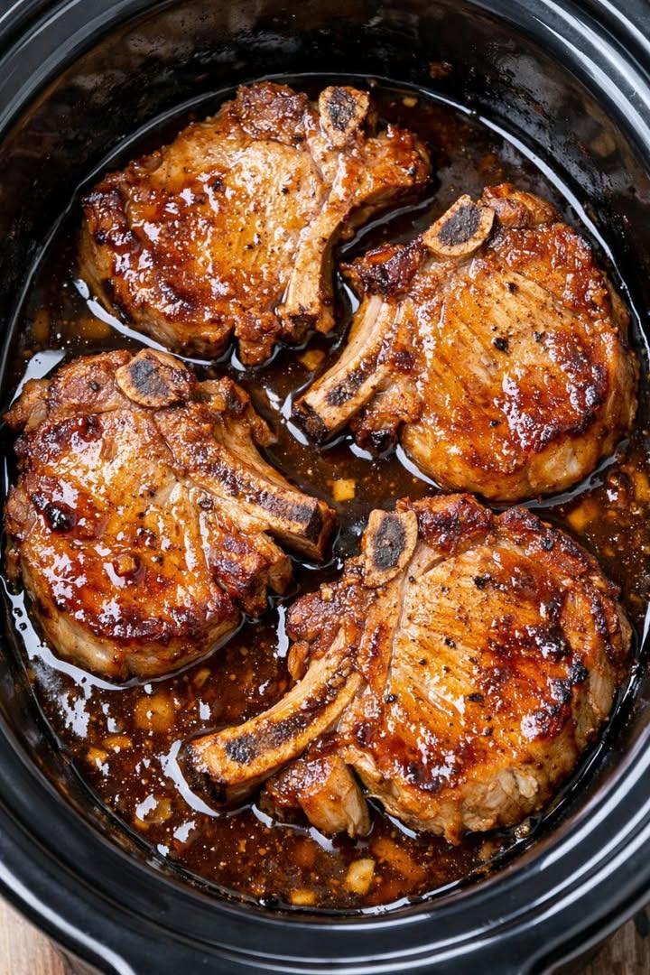 Slow Cooker 3-Ingredient Brown Ale Pork Chops – all recipes fun