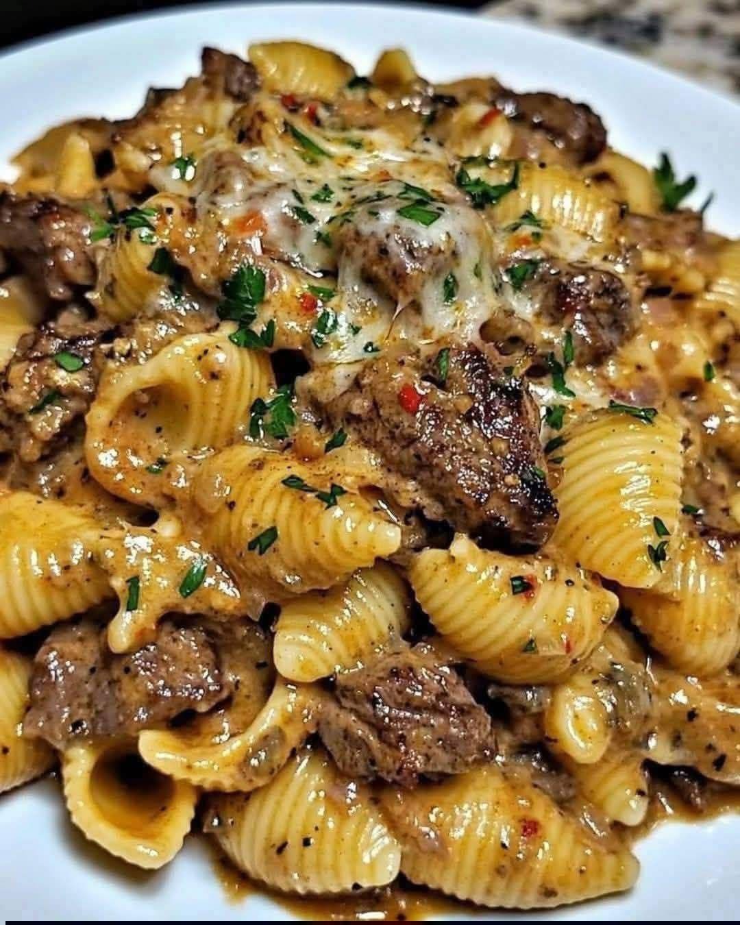 Shells Rich In Creamy Paprika Steak Shells: Rich, Smoky, and Melt-in-Your-Mouth Tender ...