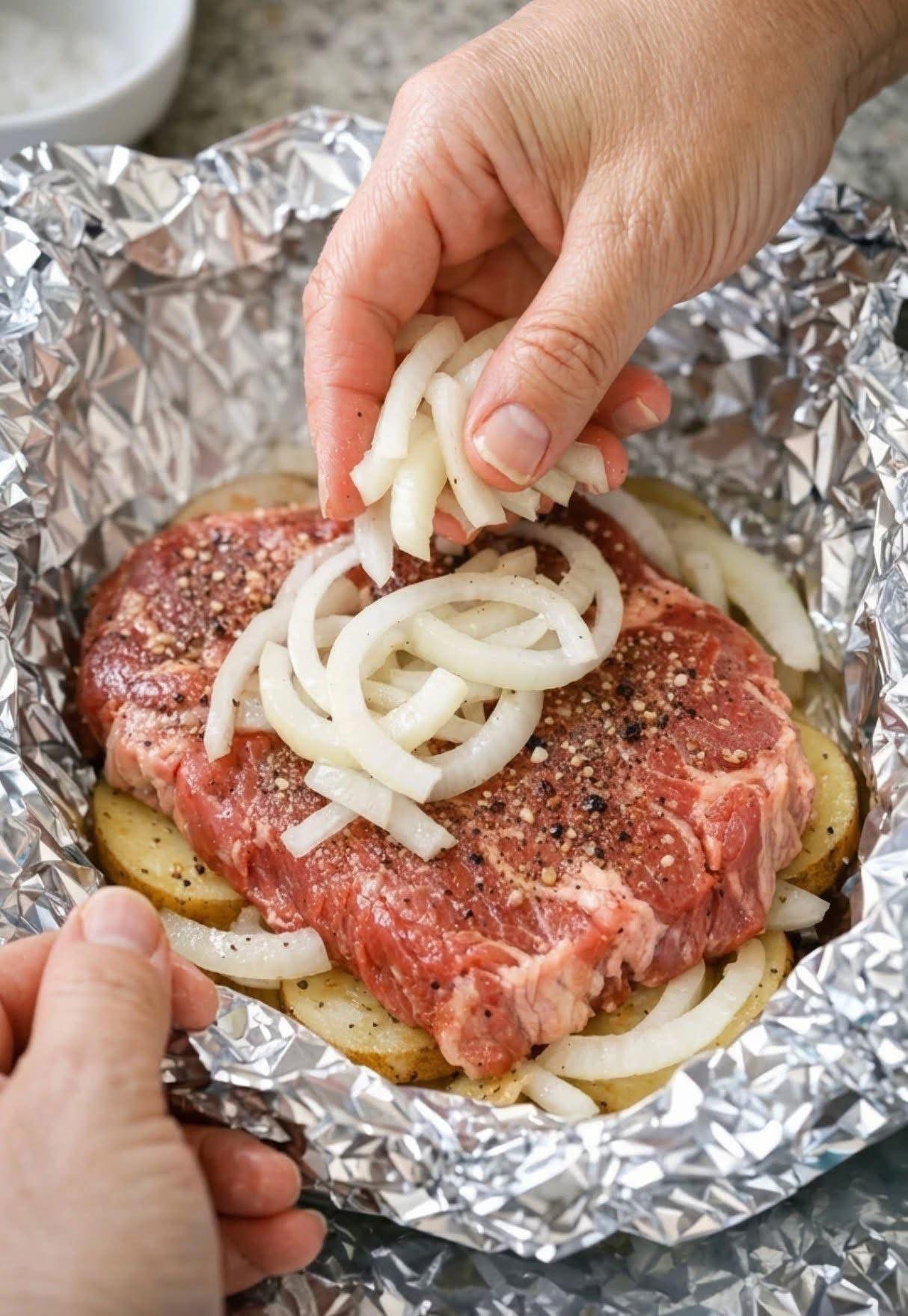 Oven Baked Beef & Onion Foil Packet: A Comforting Classic Made Simple ...