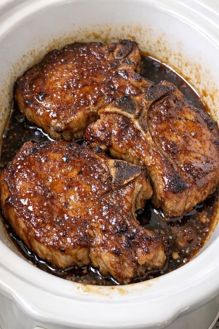 Crockpot Brown Sugar Garlic Pork Chops. – all recipes fun