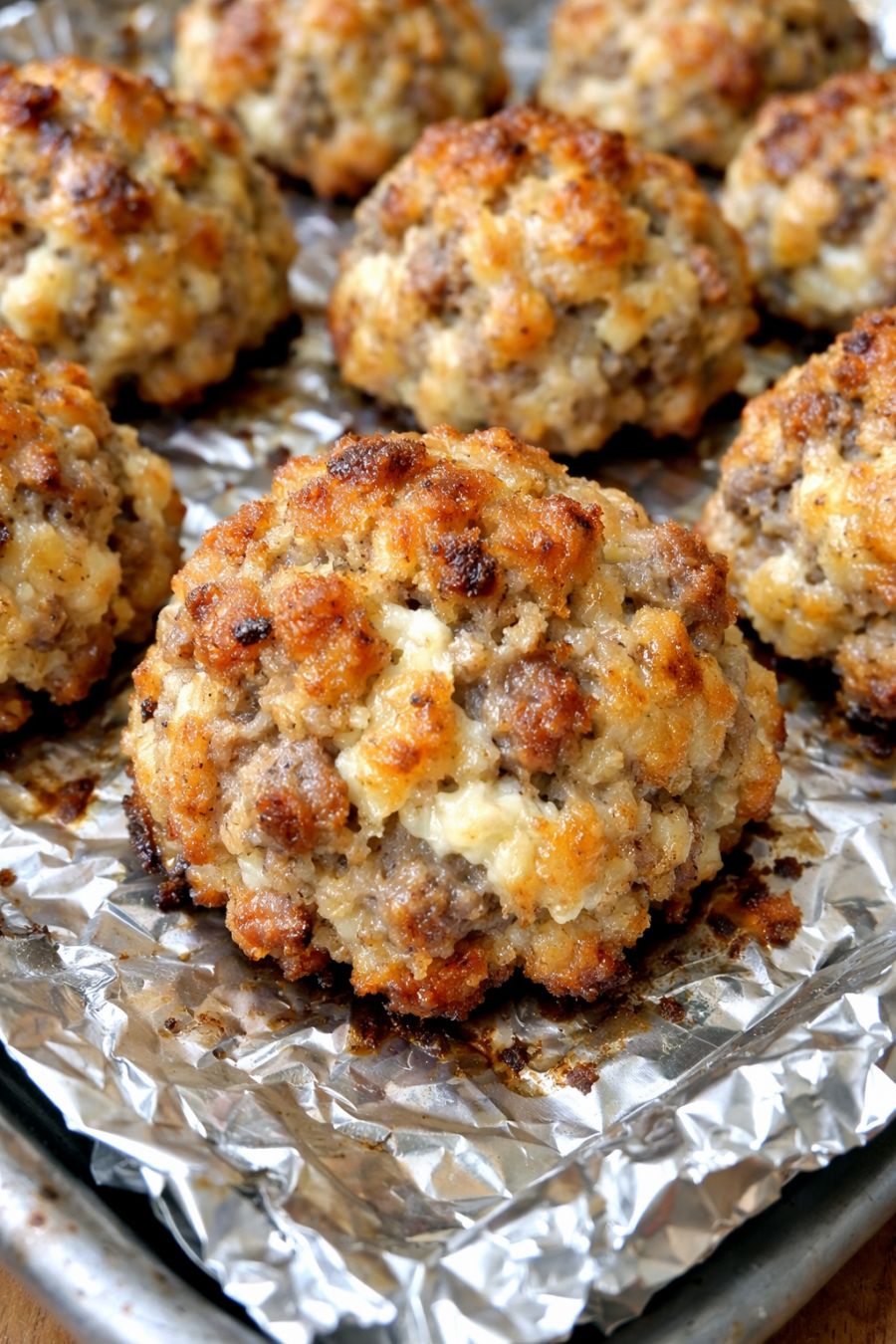 These 3-ingredient cream cheese sausage balls are exactly the kind of ...